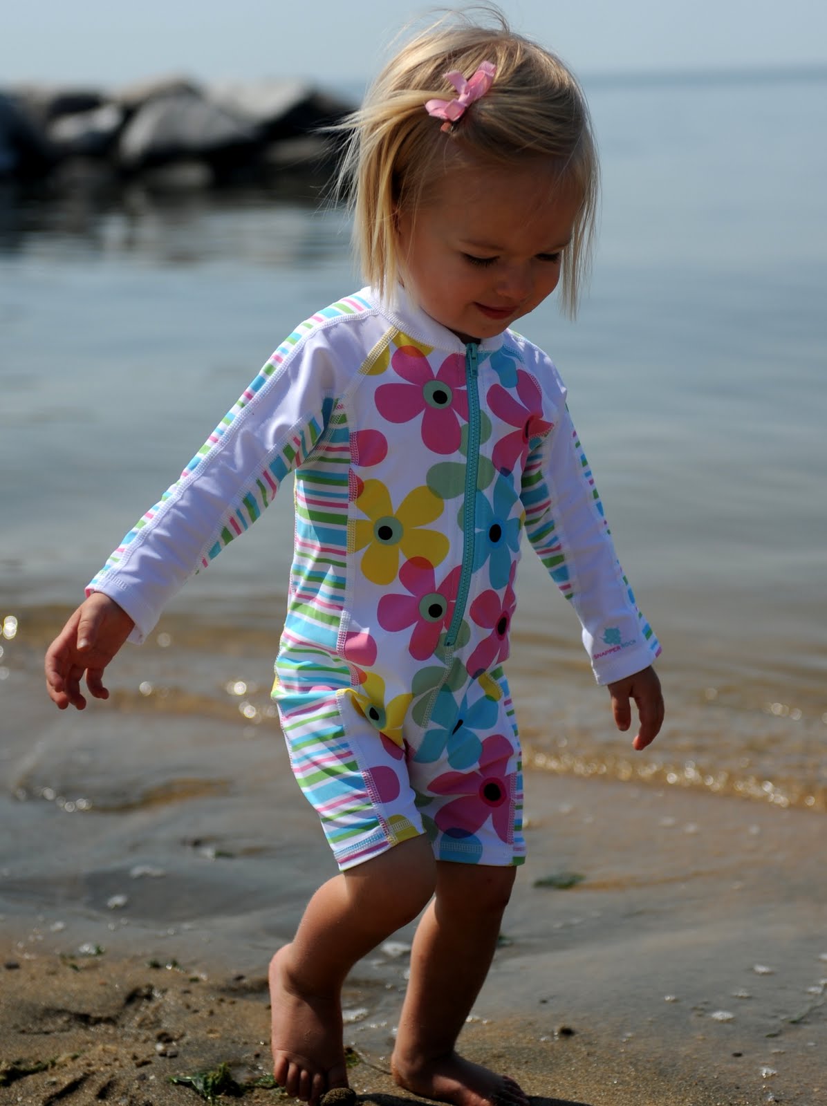 gips dun reptielen UV beschermende kleding voor baby's | UV werende badpakjes