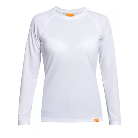 Laag forum Vrouw UV Shirt Dames Wit lange mouw - outdoor