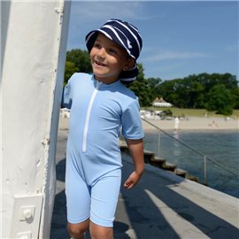 Ideaal buitenspiegel Ster UV pakje Norid Blue korte mouw | De leukste UV zwempakjes: StoereKindjes.nl